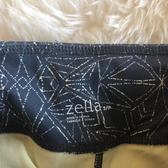 Zella High Waist Live-In Printed Mesh Legging Gray - Picture 4 of 10